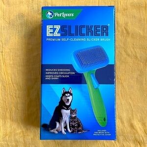 Brand New Self Cleaning Dog & Cat Hair Brush Shedding Grooming Tool Fur Comb